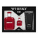 Evaflor Whisky Red Набор (туалетная вода 100 мл + туалетная вода 7.5 мл + гель для душа 200 мл) для мужчин