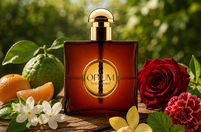 Описание аромата Ив Сен Лоран Опиум - подробный обзор духов Yves Saint Laurent Opium с фото
