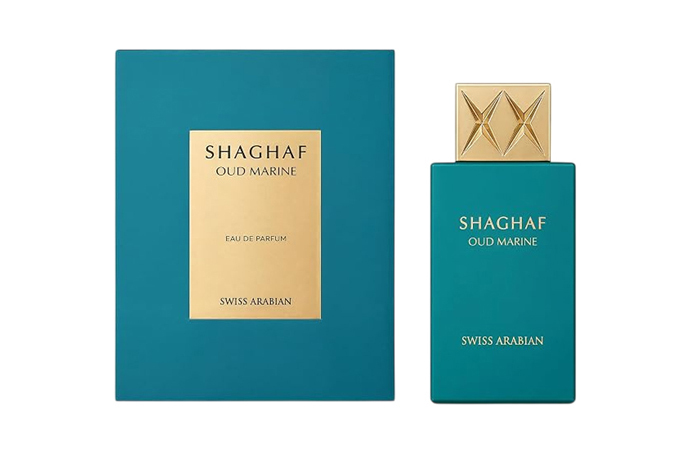 Swiss Arabian Shaghaf Oud Marine: древесина в морских волнах