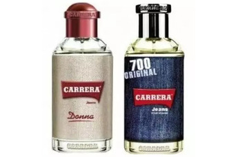 Дебютная парфюмерная линия Carrera Jeans Parfums: молодежный дуэт ароматов Pour Homme и Donna