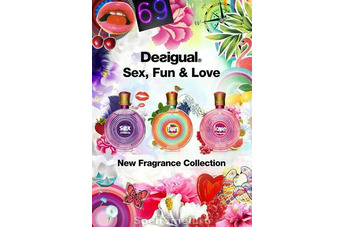 Радужные ароматы Desigual Fun, Love, Sex