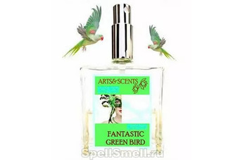 Arts and Scents Fantastic Green Bird