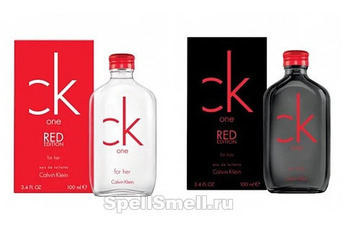 Красный дуэт - Calvin Klein CK One Red Edition for Her и for Him