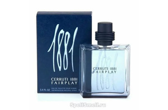 Cerruti 1881 представляет мужской аромат Fairplay