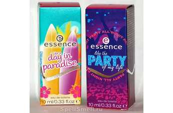 Выбери себе настроение - Essence Like A Day In Paradise и Like The Party Of My Life