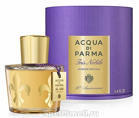 10 лет со дня выпуска — юбилейный имидж Acqua di Parma Iris Nobile