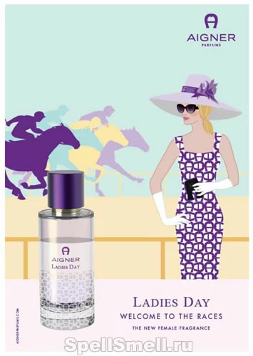 Etienne Aigner приглашает на ипподром - новый цветочно-акватический парфюм Ladies Day