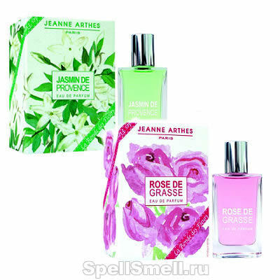 Линия Jeanne Arthes - цветочный дуэт Jasmin de Provence и Rose de Grasse, посвященный мастерам парфюмерного искусства Грасса