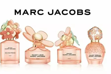 Marc Jacobs представил 4 новых аромата в коллекции Daisy: Daisy Dream Daze, Daisy Eau So Fresh Daze, Daisy Daze, Daisy Love Daze