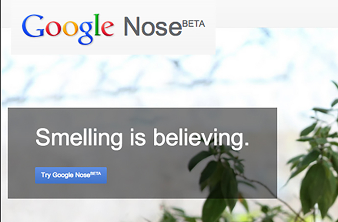 Первоапрельский поиск по ароматам Google Nose