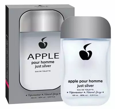 Apple Parfums Apple Just Silver, Apple Parfums Apple Simply Me: яблоки на снегу