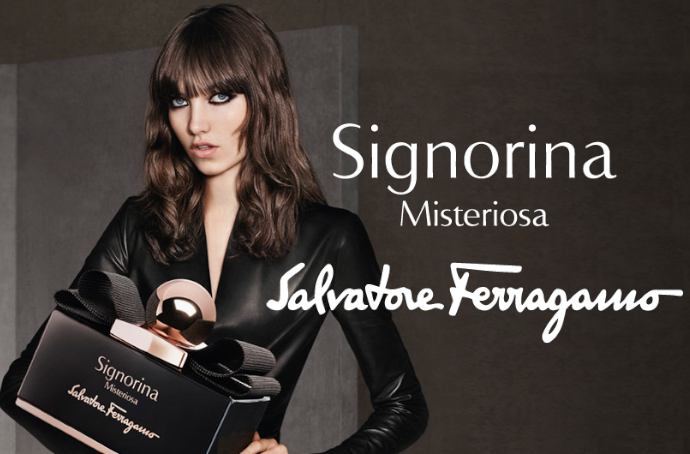 Salvatore Ferragamo Signorina Misteriosa: таинственная леди в черном