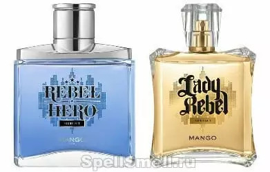 Линия парфюмерии Mango: романтичный парфюм-дуэт Rebel Hero Night Out & Lady Rebel Night Out