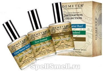 Ольфакторное путешествие от парфюмеров бренда Demeter: Cuba, Great Barrier Reef и New Zealand — дебютное трио из новой коллекции Destination