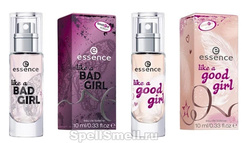 Два аромата – два настроения: Essence Like a Good Girl и Like a Bad Girl