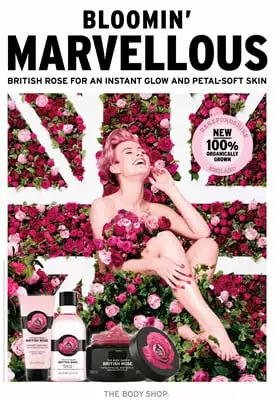 Непревзойденное благоухание розы в новой туалетной воде The Body Shop British Rose