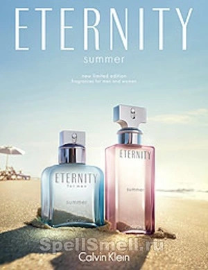 Летняя вечность с дуэтом Calvin Klein Eternity Summer 2014