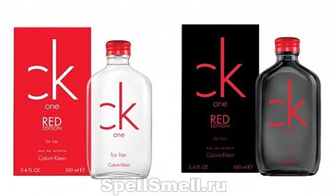 Красный дуэт - Calvin Klein CK One Red Edition for Her и for Him