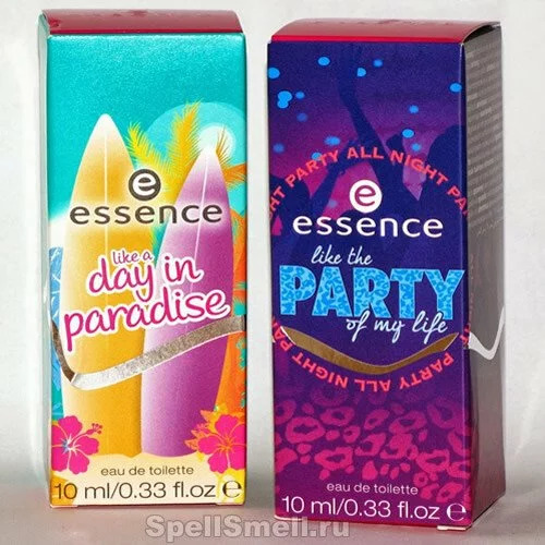 Выбери себе настроение - Essence Like A Day In Paradise и Like The Party Of My Life