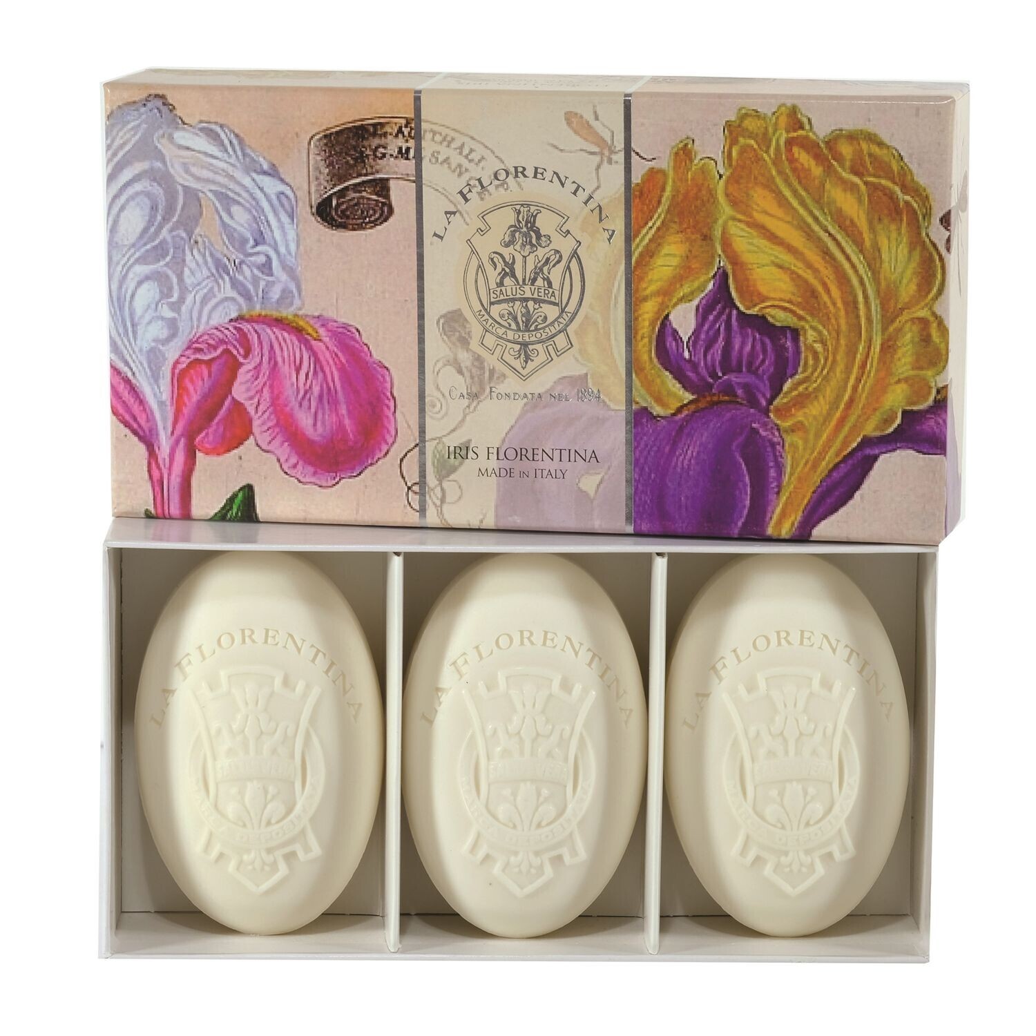 La Florentina Iris Florentina Soap Набор (мыло 150 гр x 3 шт.)