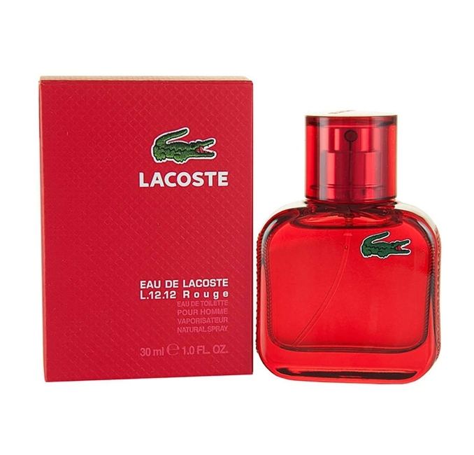 lacoste cologne red