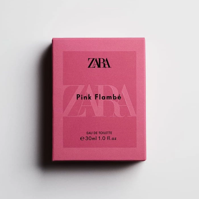 zara pink flambé