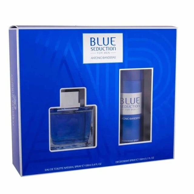 Blue seduction antonio banderas for men набор для бритья