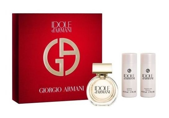 Набор (парфюмерная вода 50 мл + гель для душа 50 мл + лосьон для тела 50 мл) Giorgio Armani Idole D Armani