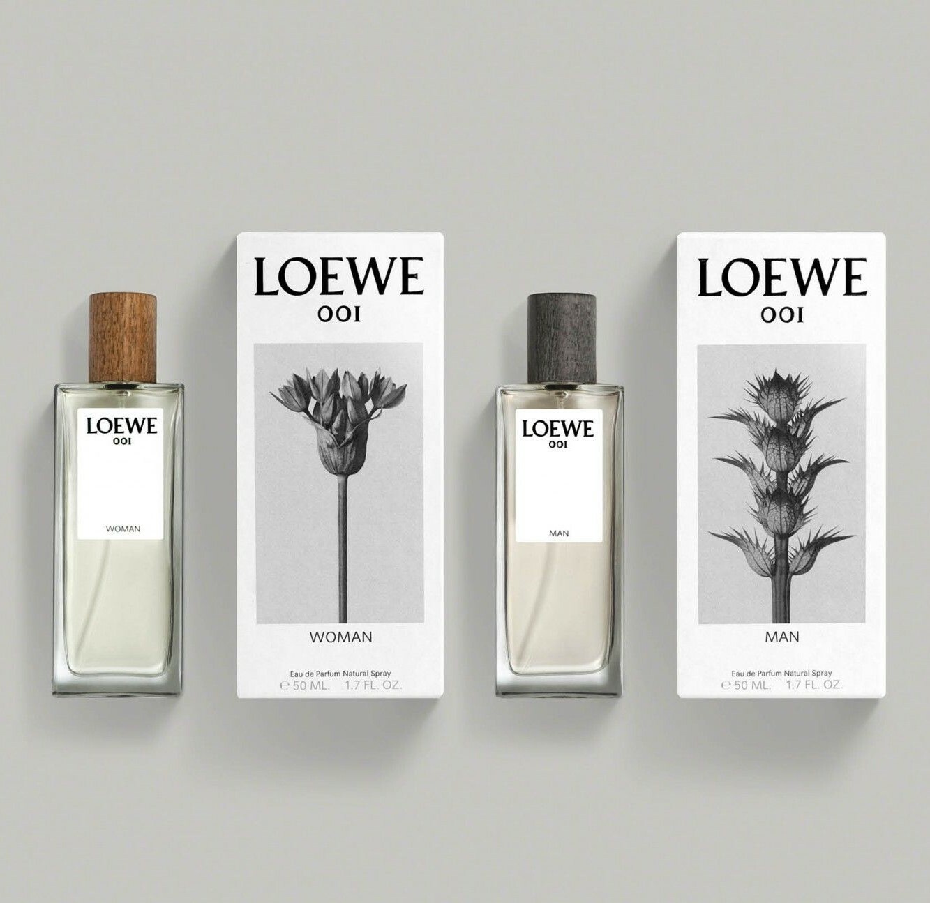 Линейка ароматов 001 от Loewe