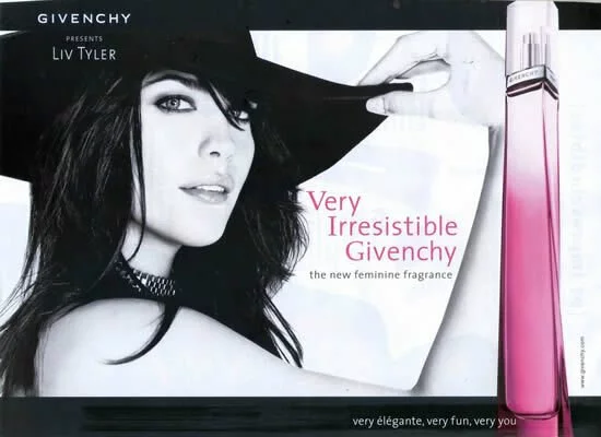 Лив Тайлер в рекламе аромата Givenchy Very Irrеsistible 