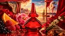 Духи Salvador Dali Crazy Red. Фото сгенерировано ИИ, официальное фото брендом на момент публикации новости не предоставлено
