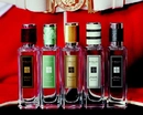 Ароматы Tudor Rose and Amber, Lily of the Valley and Ivy, Pomegranate Noir, Geranium and Verbena и Birch and Black Pepper от Jo Malone