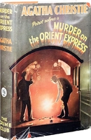 Одна из первых обложек книги Агаты Кристи "Убийство в восточном экспрессе"
