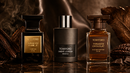 Ароматы Tobacco Vanille Parfum, Ombre Leather Reserve и Tobacco Chocolat от Tom Ford. Фото сгенерировано ИИ, официальное фото брендом на момент публикации новости не предоставлено