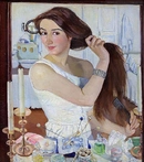 Картина Джона Морфи «Женщина за туалетом»