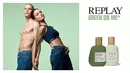 Ароматы Green On Me For Man и Green On Me For Woman от бренда Replay