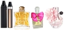 Ароматы Feminite du Bois от Serge Lutens, 24 Faubourg от Hermes, Viva la Juicy от Juicy Couture, Flowerbomb от Viktor and Rolf