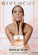 Алиша Киз - лицо новой рекламной компании аромата Dahlia Divin от Givenchy