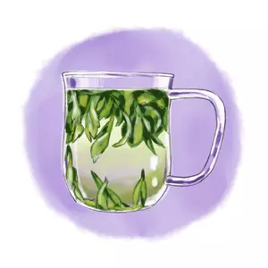 Мужские духи с ароматом зелёного чая