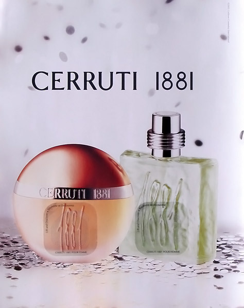 Линейка ароматов 1881 от Cerruti