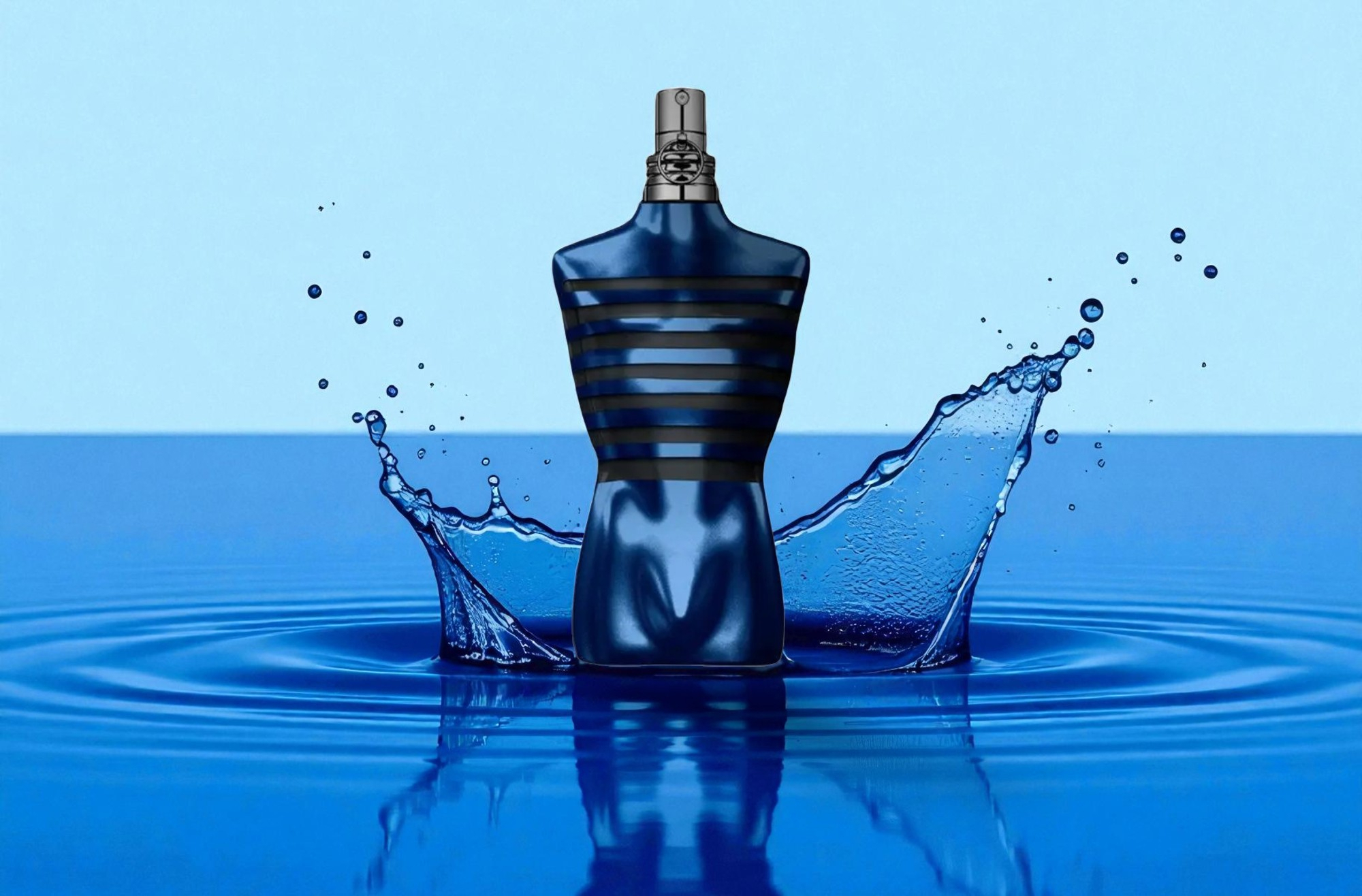 Jean Paul Gaultier 天ページ Jean Paul Gaultier Le Male In Blue: гимн смелости и отваге