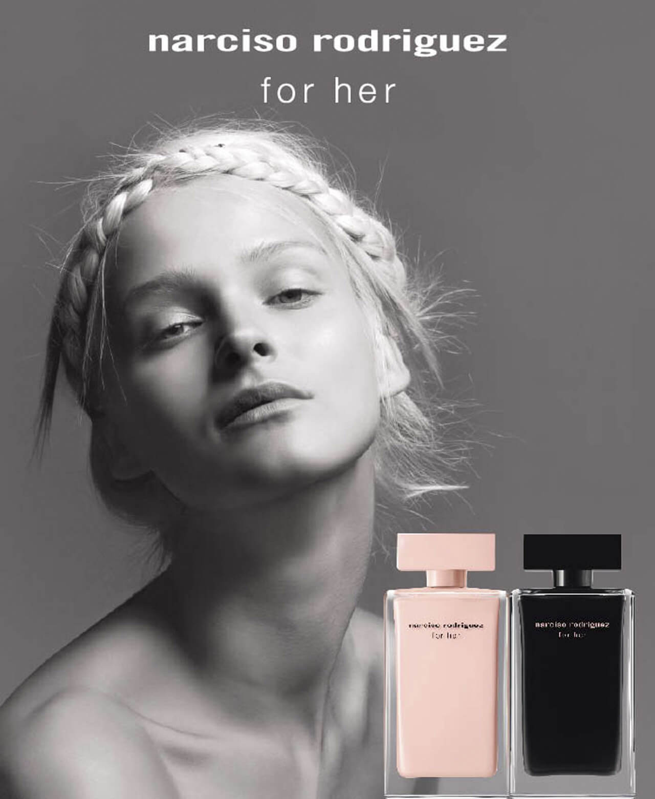 Линейка ароматов Narciso Rodriguez For Her от Narciso Rodriguez