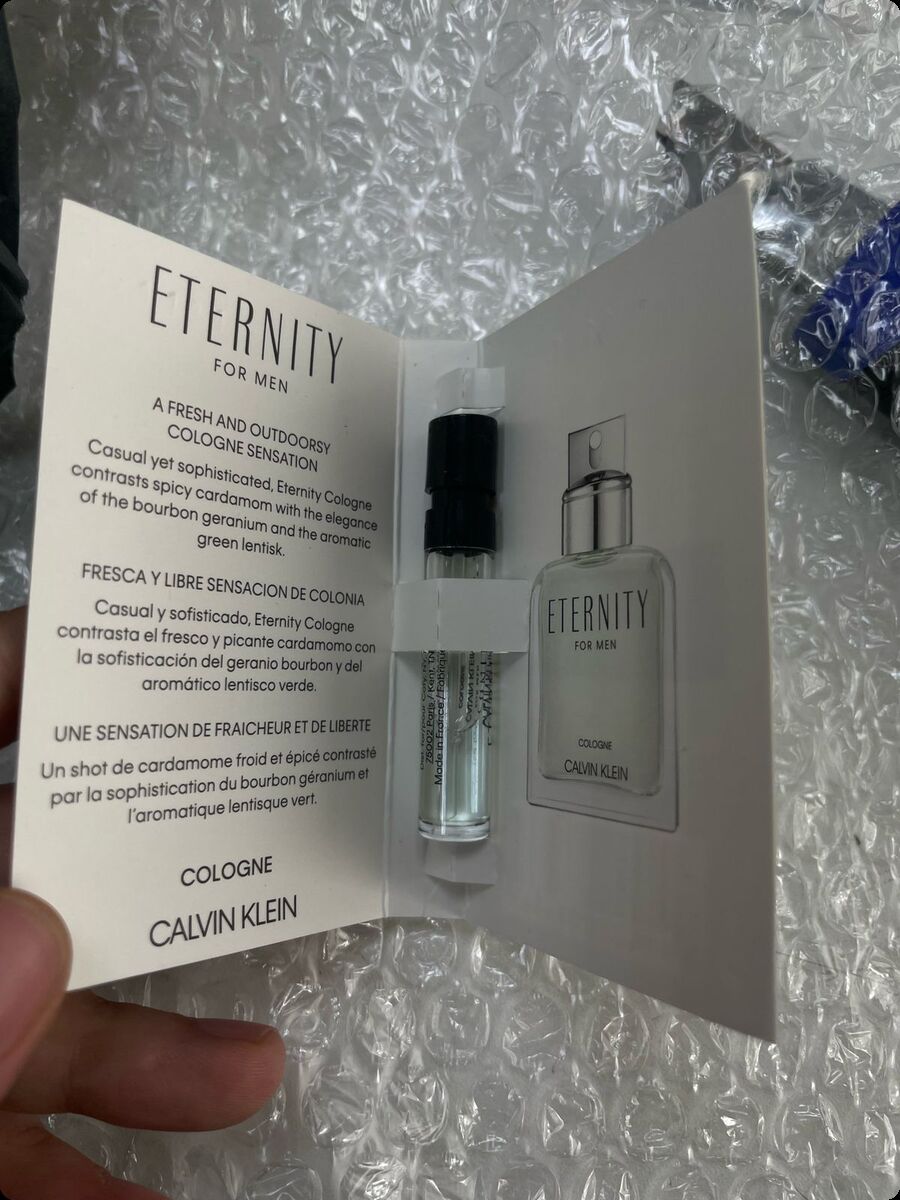 Миниатюра Calvin Klein Eternity Cologne Туалетная вода 1.2 мл - пробник духов