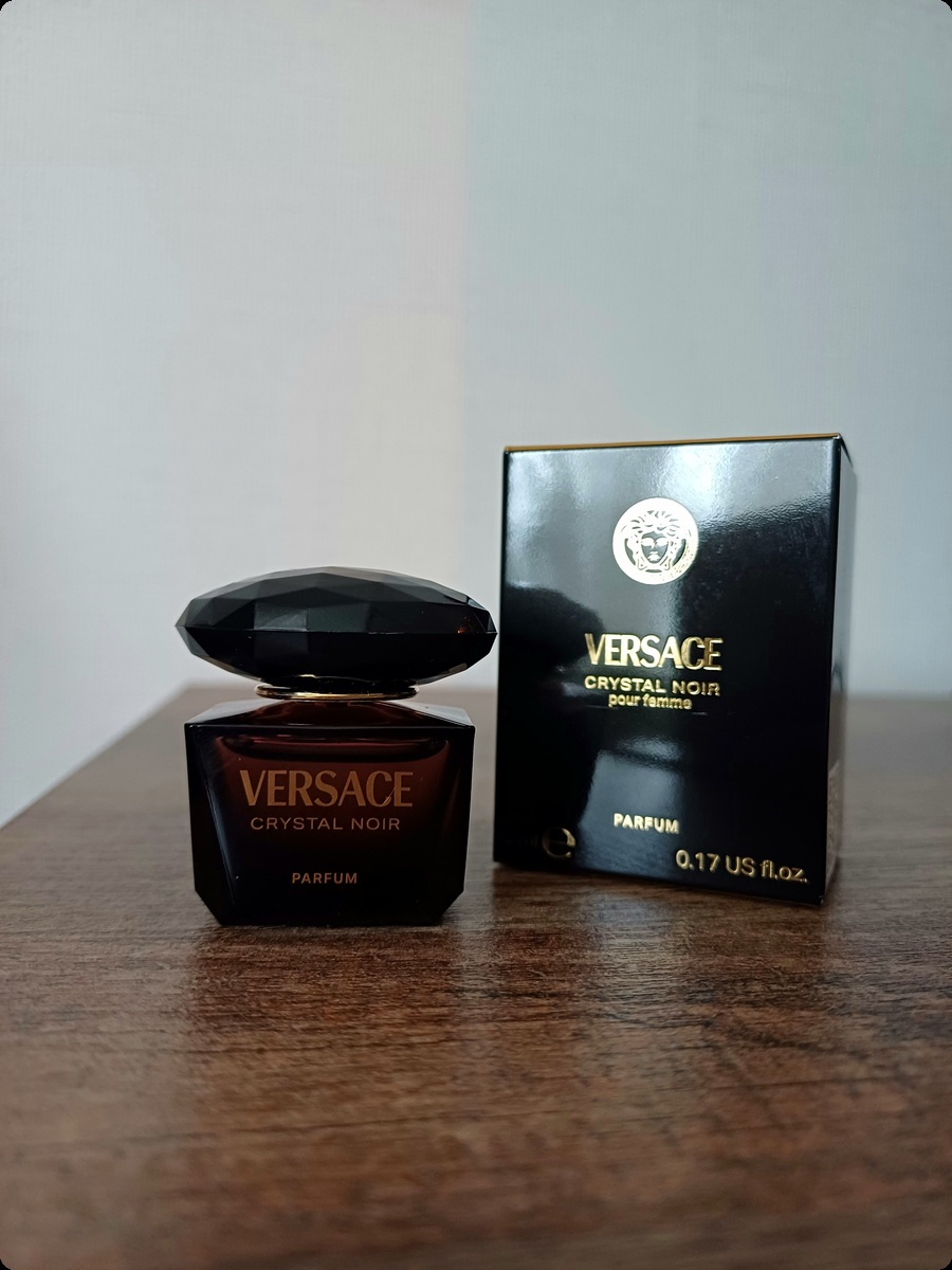 Миниатюра Versace Crystal Noir Parfum Духи 5 мл - пробник духов