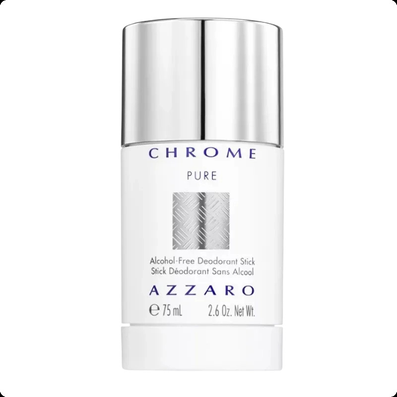 Azzaro Chrome Pure Дезодорант-стик 75 гр для мужчин