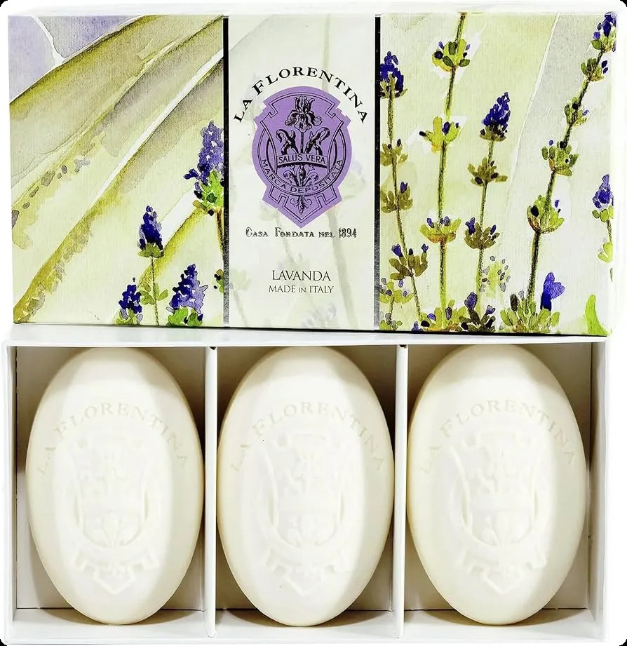 La Florentina Lavender Soap Набор (мыло 150 гр x 3 шт.) для женщин и мужчин
