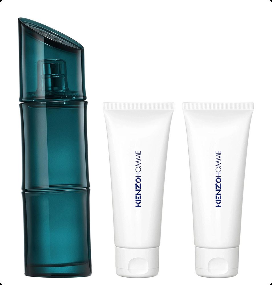 Kenzo Kenzo Homme Eau de Toilette 2022 Набор (туалетная вода 110 мл + гель для душа 75 мл + гель для душа 75 мл) для мужчин