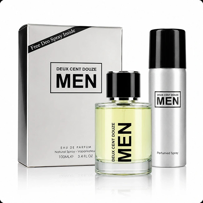 Fragrance World Deux Cent Douze Набор (парфюмерная вода 100 мл + дезодорант-спрей 200 мл) для мужчин