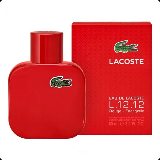 Lacoste Eau de Lacoste L 12 12 Red Rouge Туалетная вода 50 мл для мужчин