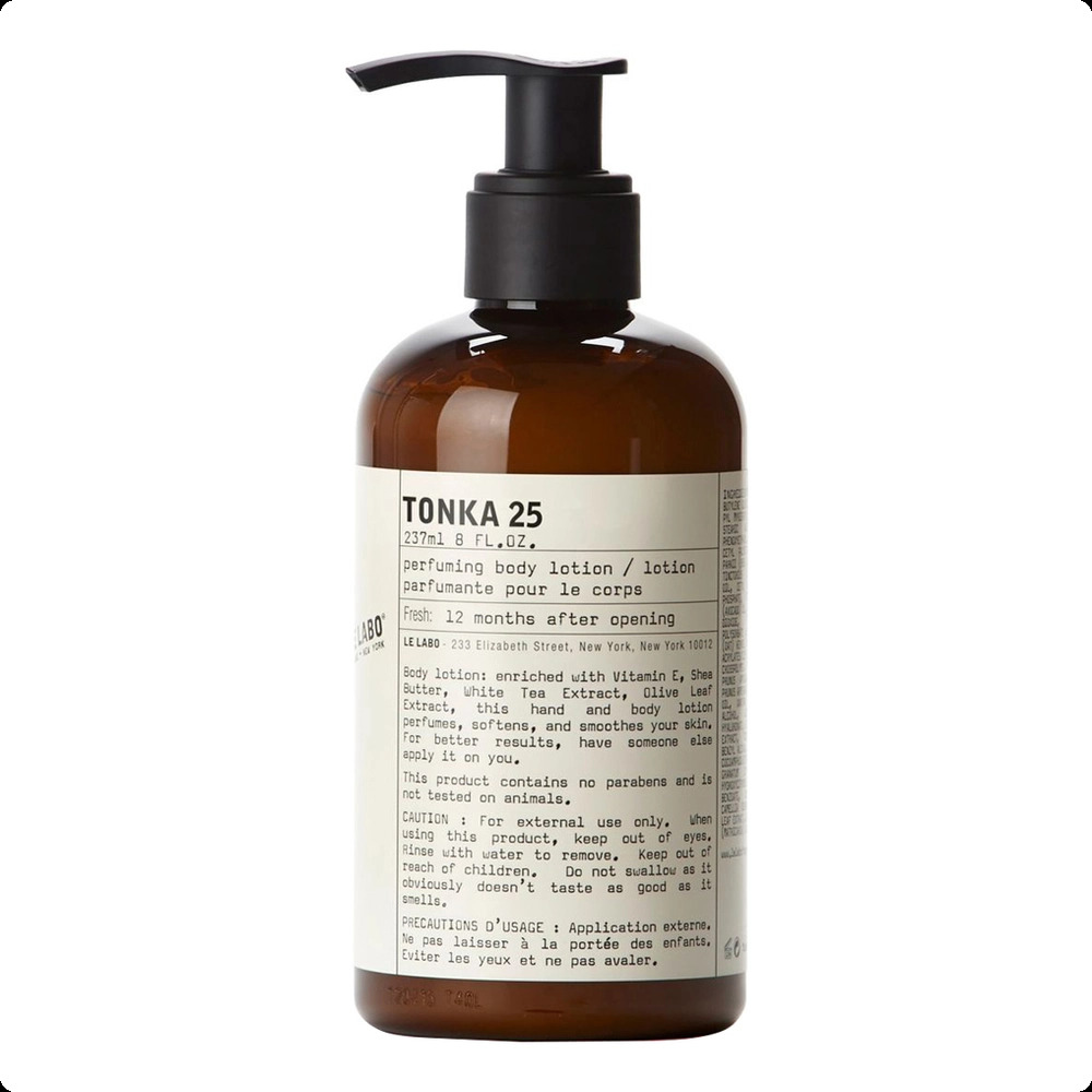 Le Labo Tonka 25 Лосьон для тела 237 мл для женщин и мужчин